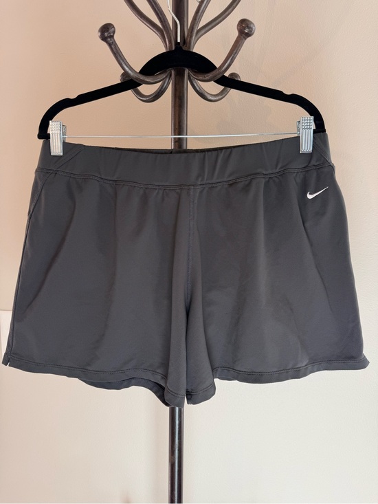 Nike Pants - Nike Women’s Dark Gray Athletic Running Shorts with Swoosh